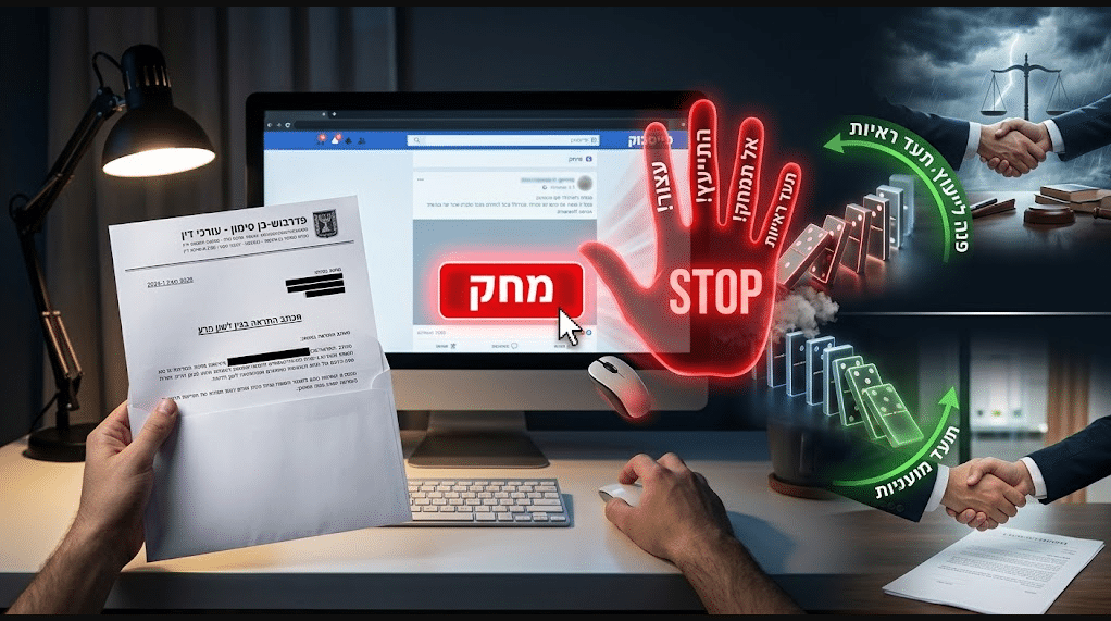 קיבלתם מכתב התראה בגלל פרסום שכתבתם? מה חשוב לעשות לפני שמגיבים